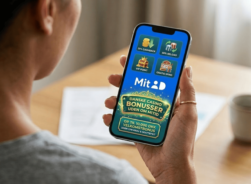 Bonusser på et casino uden MitID